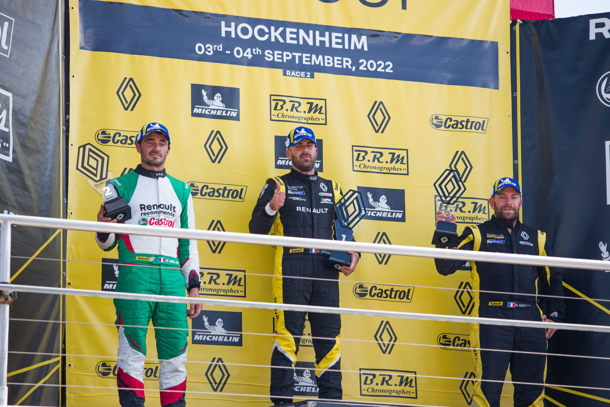 Clio Cup Series - Hockenheim 2022 - Race 2 podium