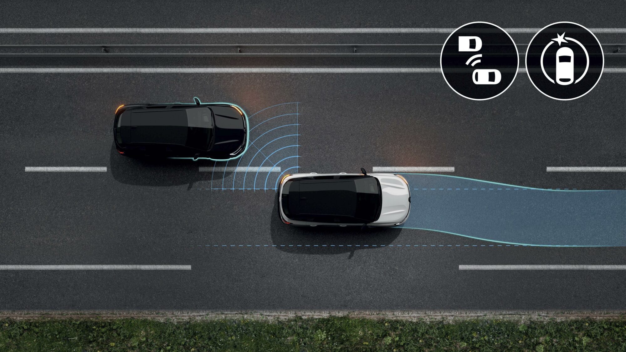 The All-New Renault Austral E-TECH Hybrid - ADAS - Blind spot warning and lane departure prevention when overtaking