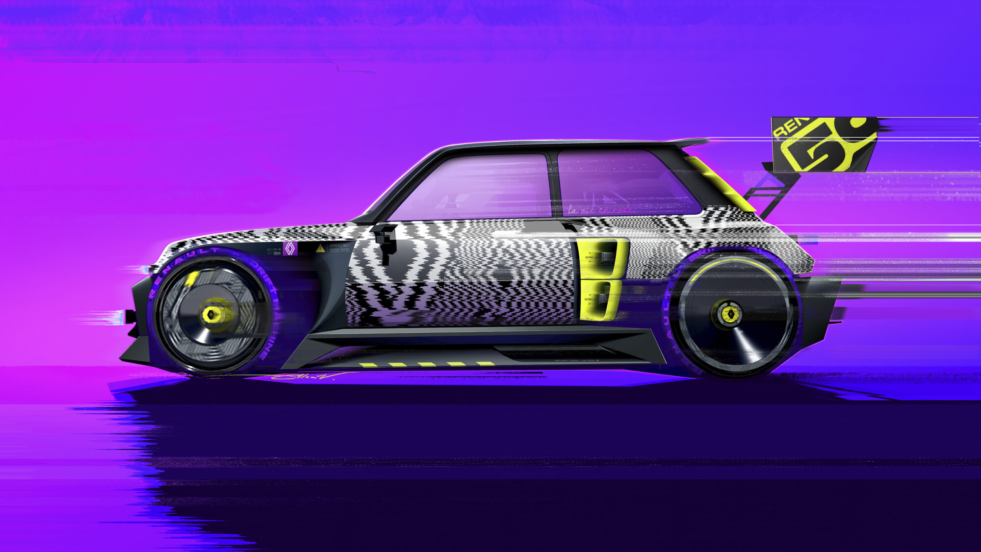 R5 TURBO 3E show-car