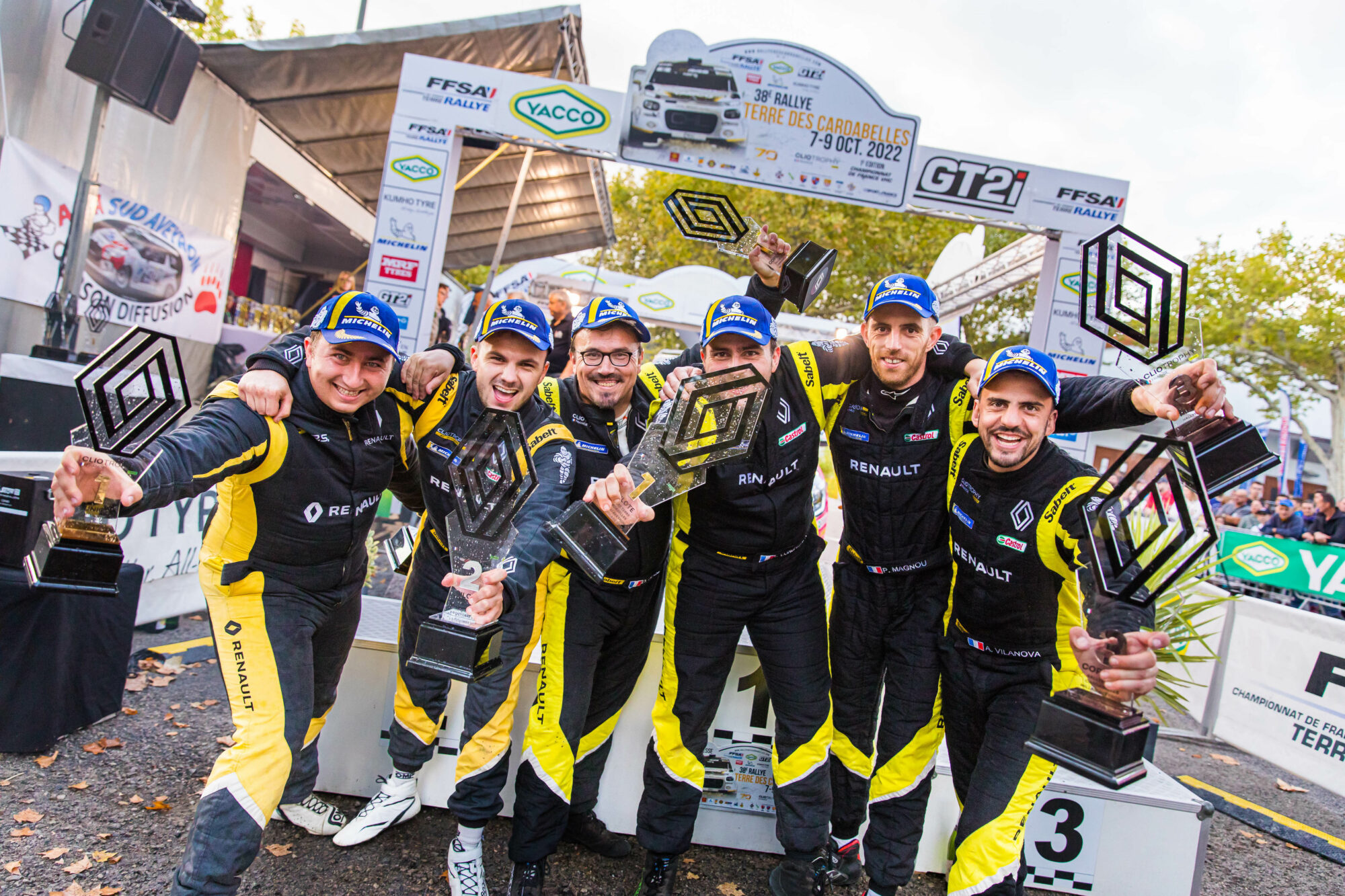 Clio Trophy France Terre 2022 - Rallye Terre des Cardabelles - Podium