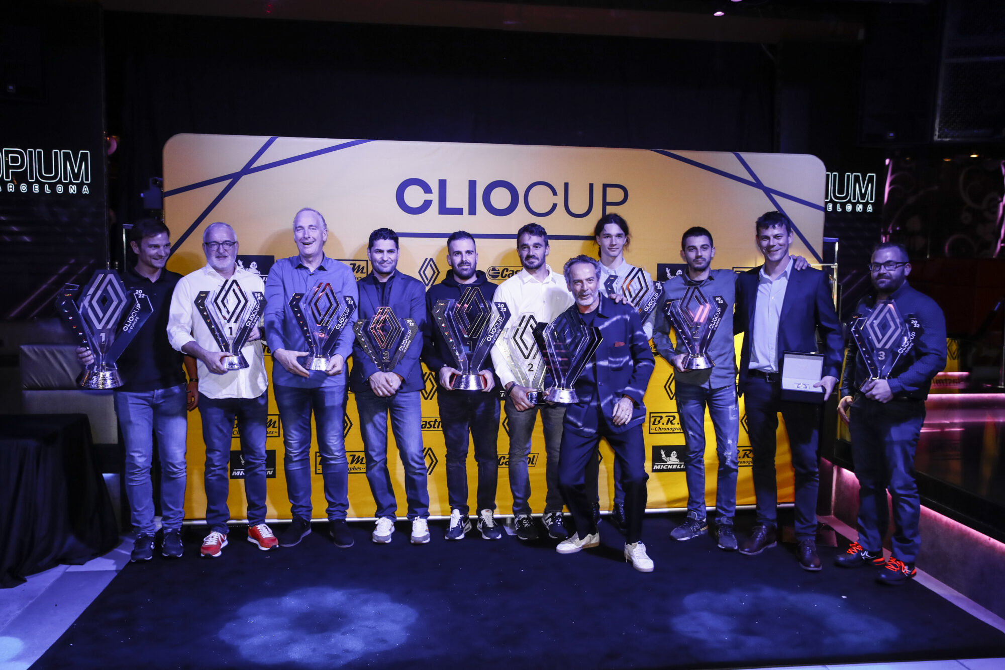 Clio Cup Series 2022 - Clio Cup Europe final podiums