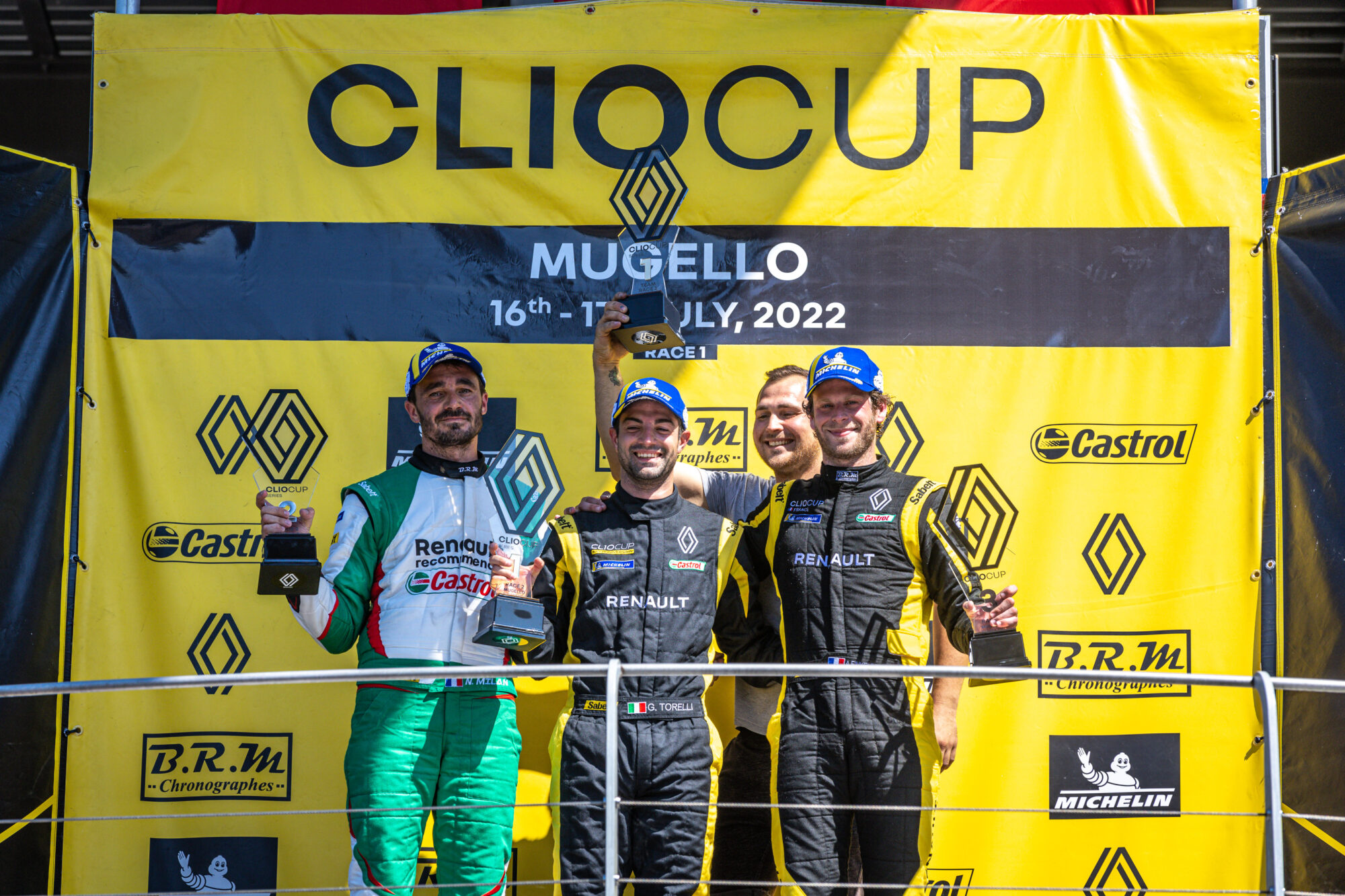 Clio Cup Series - 2022 Mugello Race 2 podium