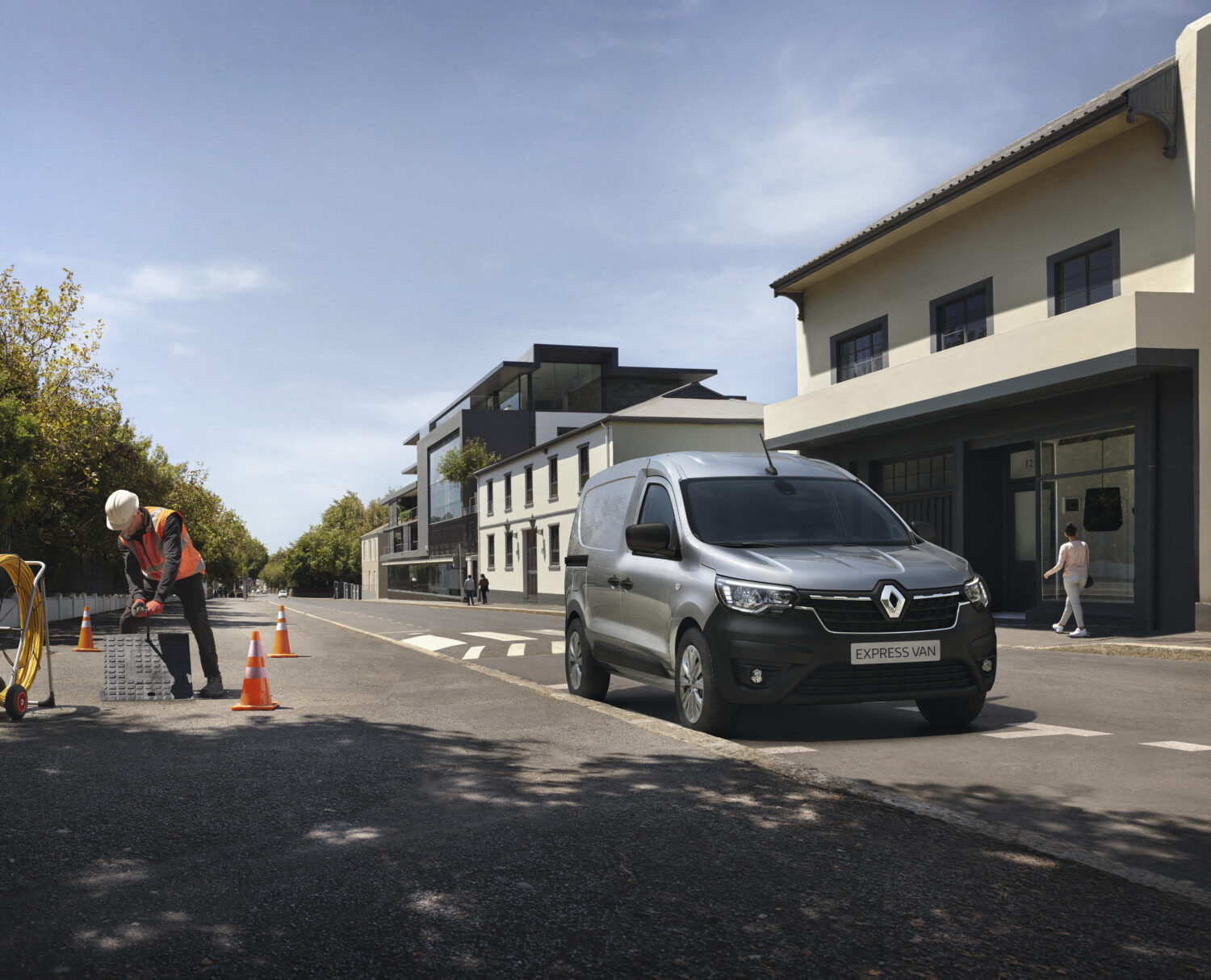 2021 - New Renault Express Van on location