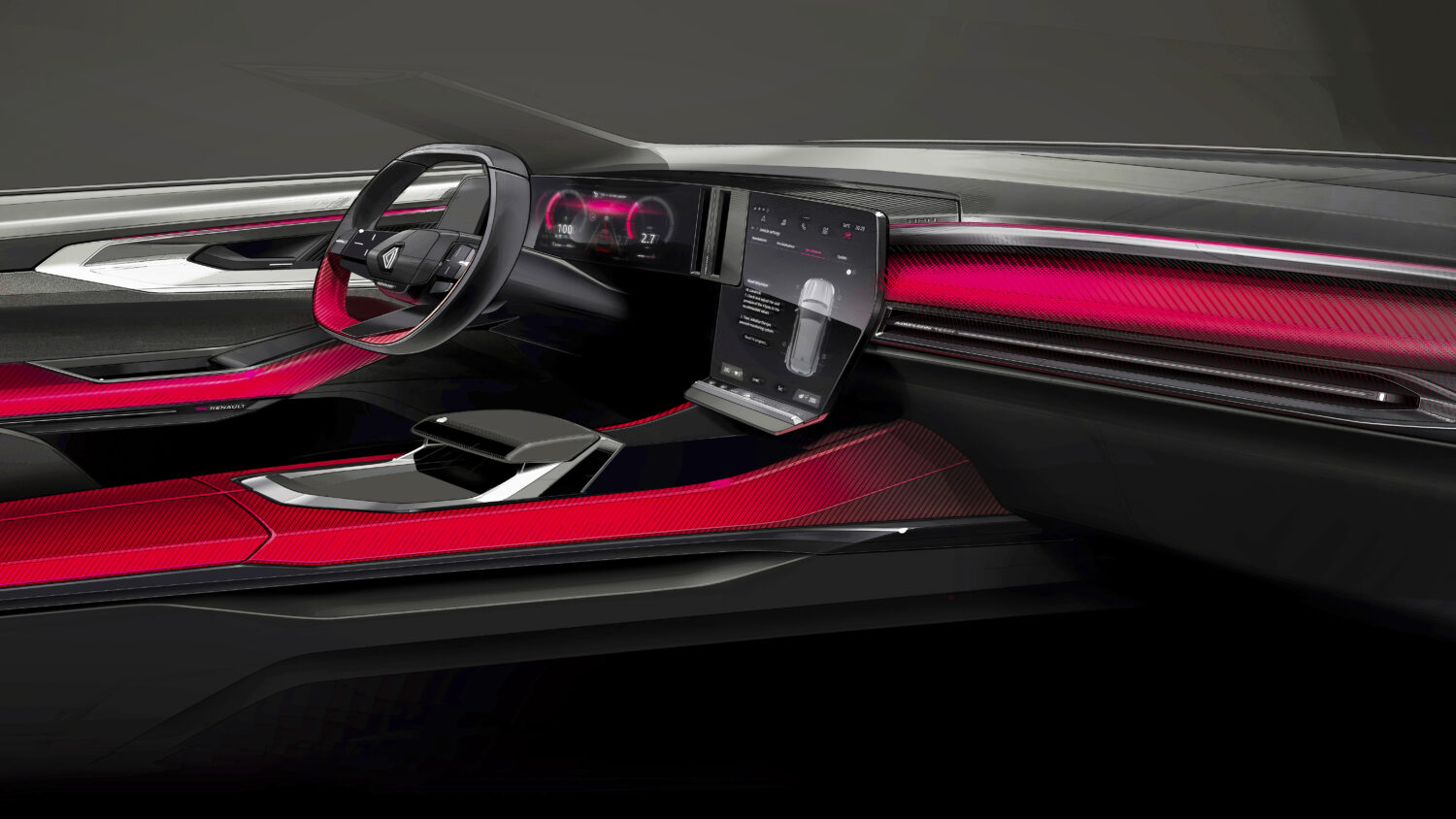 2022 - Nouveau Renault Austral - Design intérieur