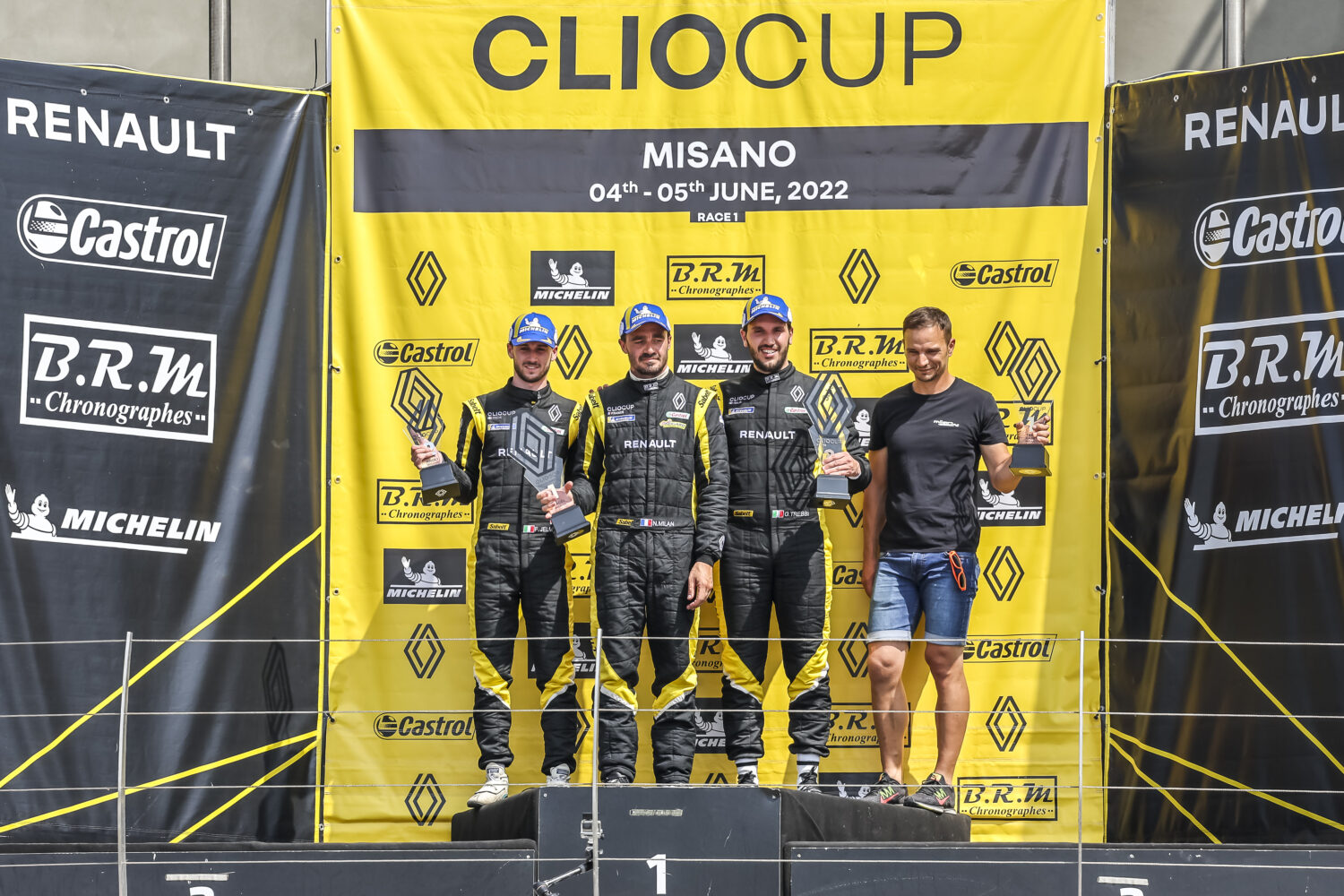 2022 - Nicolas Milan wins Clio Cup race one at Misano