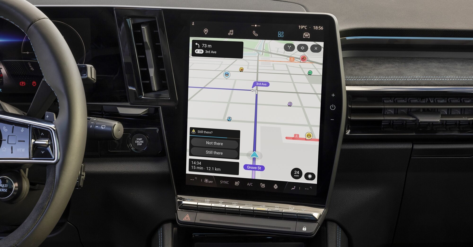 Renault, the first brand to integrate Waze directly into its multimedia system
