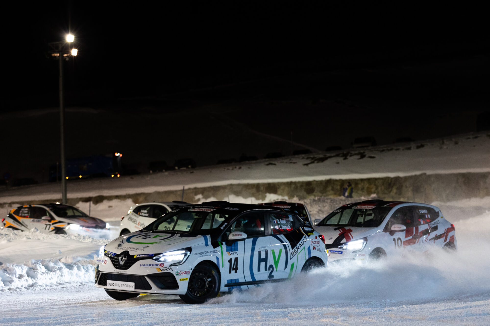Clio Ice Trophy 2023 - G3 - Finale A : David Bouet (WRM by Chanoine Motorsport / SRD Racing), Dylan Dufas (RX Evolution)
