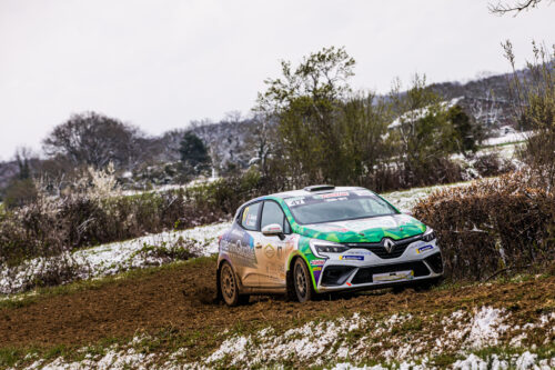 Julien Pontal - Clio Rally5 au Rallye Terre des Causses 2022