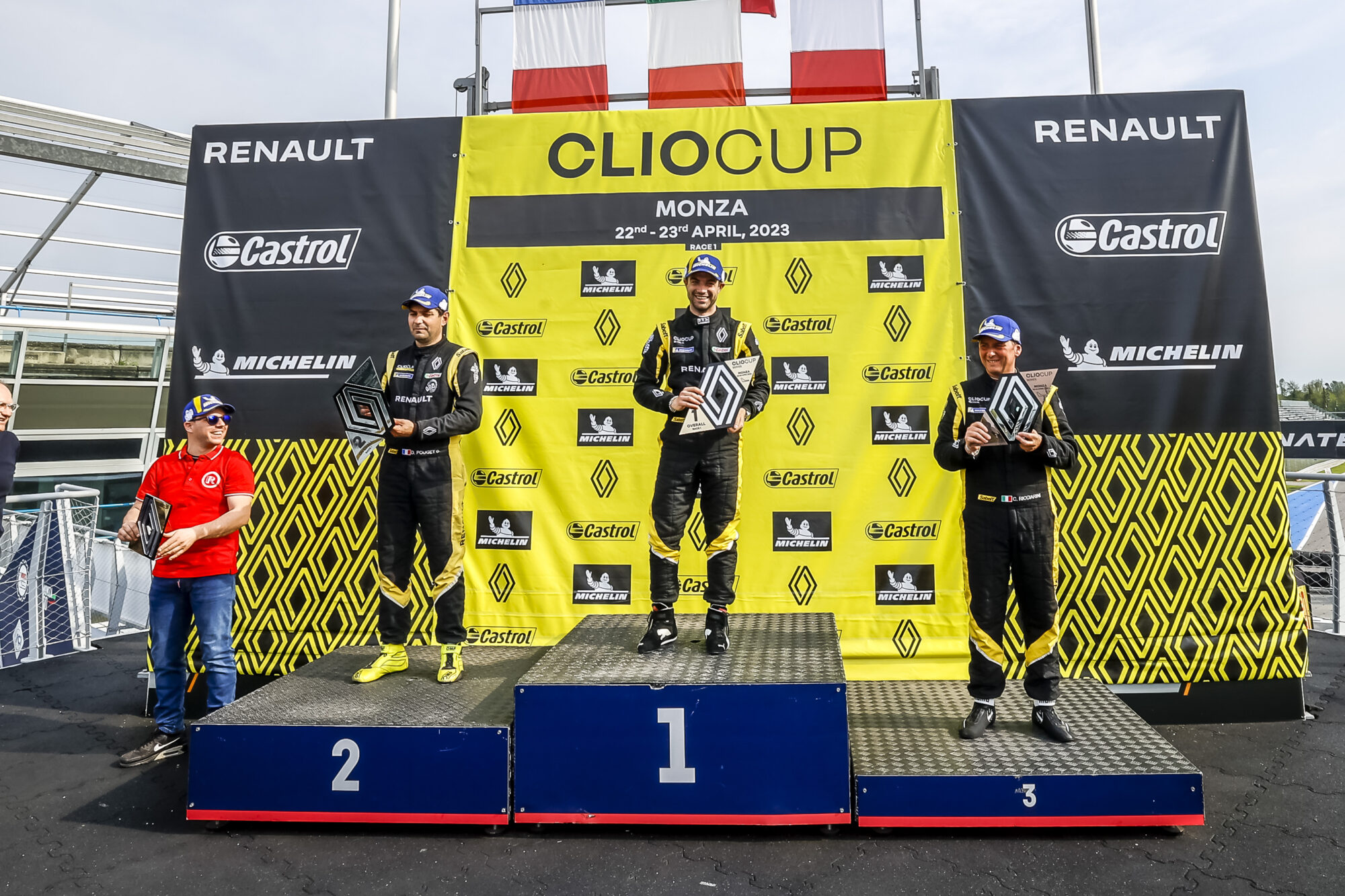 Podium - Clio Cup Series 2023 - Race 1 Autodromo Nazionale Monza